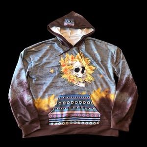Sunflower Skull Hoodie